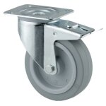 Roulettes pivotantes � blocage - s�rie 3477 ufr - d200 tente