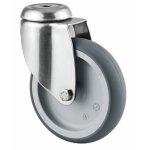 Roulette pivotante sans blocage inox 7477 pjo - diam�tre 100mm tente