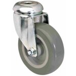 Roulette pivotante sur il - bandage polyur�thane - diam�tre 100 mm tente