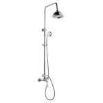 Rousseau colonne de douche avec robinet mitigeur mcanique retro - chrom