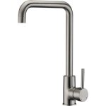 Rousseau robinet mitigeur de cuisine kiloo - sans douchette - gris inox