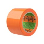 Ruban adh�sif pvc orange 75mm x 33 m�tres barnier
