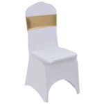 Ruban lastique de chaise 25 pcs avec boucle  diamants dor vidaxl vidaxl