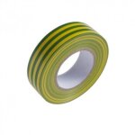 Ruban isolant 20 m x 19 mm jaune / vert usage domestique