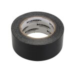 Ruban large toile ultra robuste adhesif hd noir 50 mm, 50 mtres