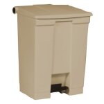 Rubbermaid fg614500beig poubelle 68, 1 l rectangulaire poly�thyl�ne haute densit� (hdpe) beige