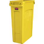 Rubbermaid - poubelle slim jim, capacit� 87 l, avec canaux
