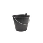 Rubi 88776 - seau de maçon avec graduation - renforcé - 12l - noir Rubi 88776 - seau de maçon avec graduation - renforcé - 12l - noir