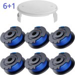 Pour ryobi one + bobine et ligne pour ryobi ac14rl3a / ac14hca pour coupe gazon sans fil lame coupe tondeuse ...