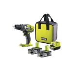 Ryobi - perceuse visseuse � batterie 18v 1, 5ah li - ion 50 nm - r18dd3 - 215s