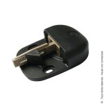 Sabot noir plastique h. 42 x l. 120 x p. 162 mm afbat