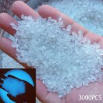 Sac de 3000 pièces de sable brillant dans la nuit, pierre à pochoir pour la maison, le jardin, l'extérieur, ... Sac de 3000 pièces de sable brillant dans la nuit, pierre à pochoir pour la maison, le jardin, l'extérieur, ...