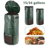 Sac de compost organique de 15 gallons - stockage cologique des dchets en pe pour le compostage du ...