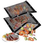 Sacs de cuisson pour barbecue en extrieur - 11, 82 x 10, 62 pouces, lot de 2, rutilisables, antiadhsifs, ...