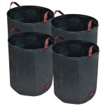 Sac  dchets vert fonc 4 pcs 272 l 150 g / sqm