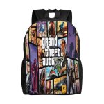 Sac a dos grand theft auto u40 pour un usage quotidien, sacoche legere et impermeable, sac de grande ...