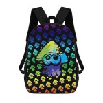 Sac a dos splatoon 43 cm, grande capacite, a bandouliere, pour ecoliers, voyage, e4251 Sac a dos splatoon 43 cm, grande capacite, a bandouliere, pour ecoliers, voyage, e4251