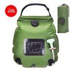 Sac a eau 20l, emballage sac de douche, camping en plein air randonne sac d'hydratation portable avec ...