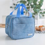 Sac isotherme thermique portable, imperm�able, couleur unie, noir, orange, pour pique - nique