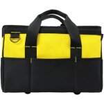 Sac outils en tissu oxford, sacoche outils 33x23x23cm, 600d oxford, impermable, zip flexible, rangement ...