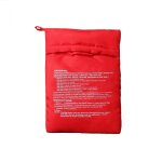 Sac de pommes de terre rutilisable pour micro - ondes, tissu de cuisson, gain de temps, 4 sachets d'apprentis ...