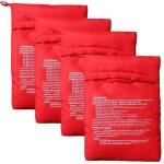 Sac de pommes de terre réutilisable pour micro - ondes, tissu de cuisson, gain de temps, 4 sachets d'apprentis ... Sac de pommes de terre réutilisable pour micro - ondes, tissu de cuisson, gain de temps, 4 sachets d'apprentis ...