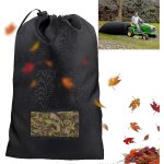 Sac de ramassage de feuilles pour tracteur tondeuse, grande capacit�, en tissu oxford 420d, pour tondeuse ...