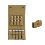 Sac de rangement avec pot a epices, sac de rangement d'assaisonnements en toile portable, sac de rangement ...