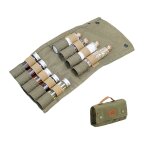 Sac de rangement avec pot a epices, ensemble de 9 pi�ces, organisateur d'assaisonnement de camping portable, ...