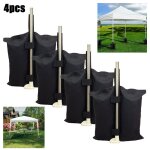 Sacs de sable pour pieds, parasol de patio, mt de jambe, tente ancre, poids, fournitures d'ombrage d'extrieu ...