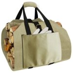 Sac de transport de bois de chauffage, porte - b�che en toile imperm�able, fourre - tout pour accessoires ...