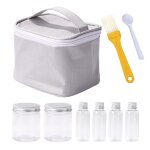 Sac de transport portable pour camping barbecue pot a epices sauce condiments bouteilles sel poivre assaisonne ...