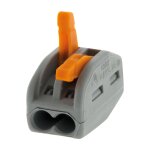 Sachet de 10 bornes 2 entr�es s�rie 222 - wago