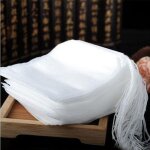 Sachets de th jetables de qualit alimentaire, infuseur non tiss avec filtre a ficelle, thire a fleurs, ...
