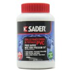 Sader flacon colle tuyaux pvc avec pinceau - 250 ml Sader flacon colle tuyaux pvc avec pinceau - 250 ml