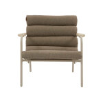 Salon de jardin en alu solani argile - 4 places - hesp�ride