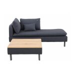 Salon de jardin d�tente modularo, 1 canap� + 1 table basse - jardideco