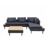 Salon de jardin détente modularo, 2 canapés + 1 table basse - jardideco Salon de jardin détente modularo, 2 canapés + 1 table basse - jardideco