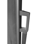 Saltillo gris : brise vue d�roulant, paravent ext�rieur extensible 300 x 150 cm