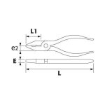 Sam outillage pince universelle de 185 mm a ressort de rappel Sam outillage pince universelle de 185 mm a ressort de rappel