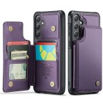 Convient pour samsung s24 ultra - violet doublure en daim lavable tui pour tlphone portable support ...