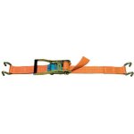 Sangle arrimage levac - larg. 35 mm - 300 kg - 2 crochets bord de rive - l. 6 m - 4558c06