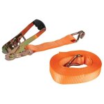 Sangle d'arrimage avec tendeur a cliquet pour charges lourdes 4500kg - 50mm x 8m