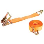 Sangle d'arrimage avec tendeur a cliquet + crochets - max. 1000kg - 9m x 50mm