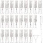 Sansh - 40pcs 2ml mini flacon pulvérisateur à brume fine, bouteille d'echantillon rechargeable avec couvercle ... Sansh - 40pcs 2ml mini flacon pulvérisateur à brume fine, bouteille d'echantillon rechargeable avec couvercle ...