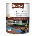 Saturateur terrasse en bois starwax incolore 1l