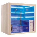 Sauna traditionnels dallas - 220 x 170 x 210 - pin blanc Sauna traditionnels dallas - 220 x 170 x 210 - pin blanc