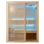 Sauna traditionnel intimo - 120 x 105 x 190 - pin blanc