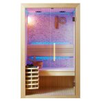 Sauna traditionnel kansas - 150 x 105 x 190 - cdre rouge