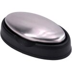 Savon en acier inoxydable pour eliminer enlever les odeurs avec support noir cuisine salle de bain prparation ...